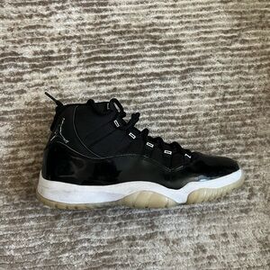 Jordan Black and White Athletic Shoes